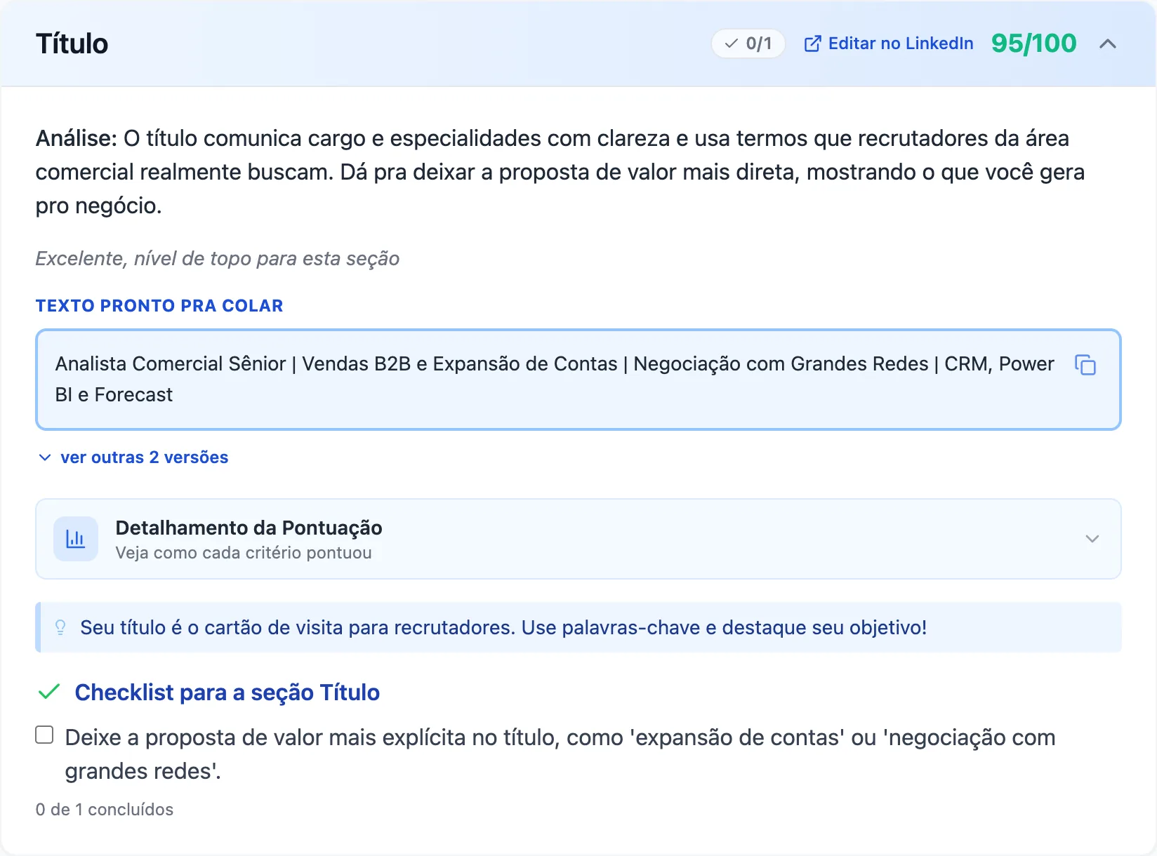 Análise de LinkedIn 3